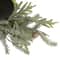 26" Holiday Foliage & Tiered Metal Candle Holder
